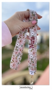 Lanyard de flores personalizado